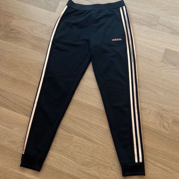Adidas Rose Gold Three Pant Sweatpants 14 - Picture 1 of 5